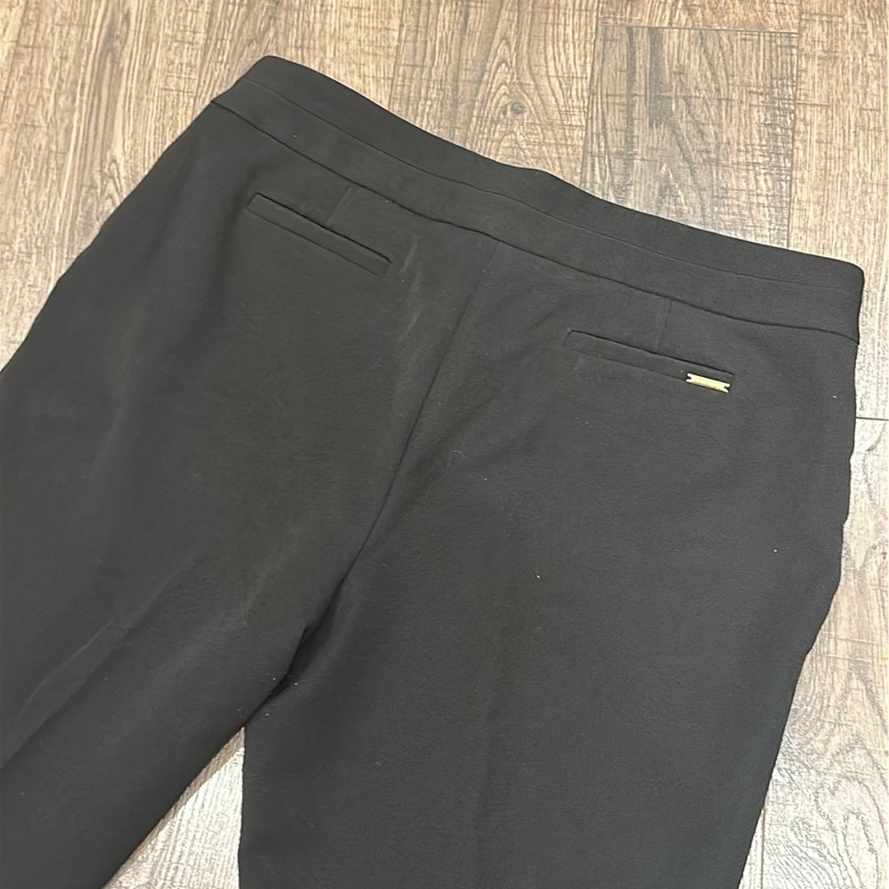 Anne Klein Trousers Dress Pants 12P Black w Gold Hardware - Picture 13 of 16